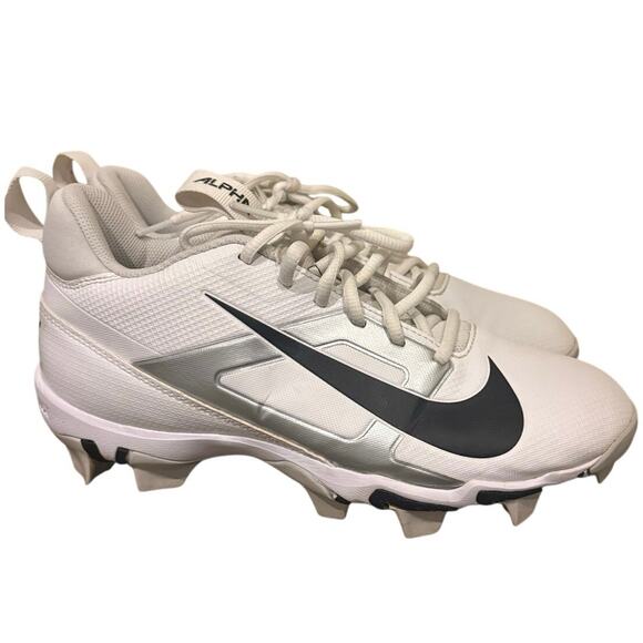 Nike Alpha Menace 4 Shark Men's Football Cleats, Size 7.5, White FN0028-100 - Picture 5 of 6